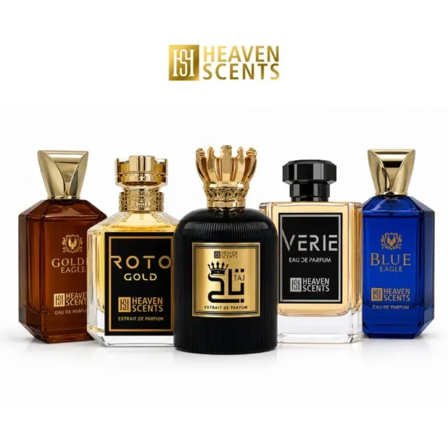 العرض الخماسي - عطر تاج الاسود وروتو جولد وبلو إيغل وجولدن إيغل وفيري بفلسطين